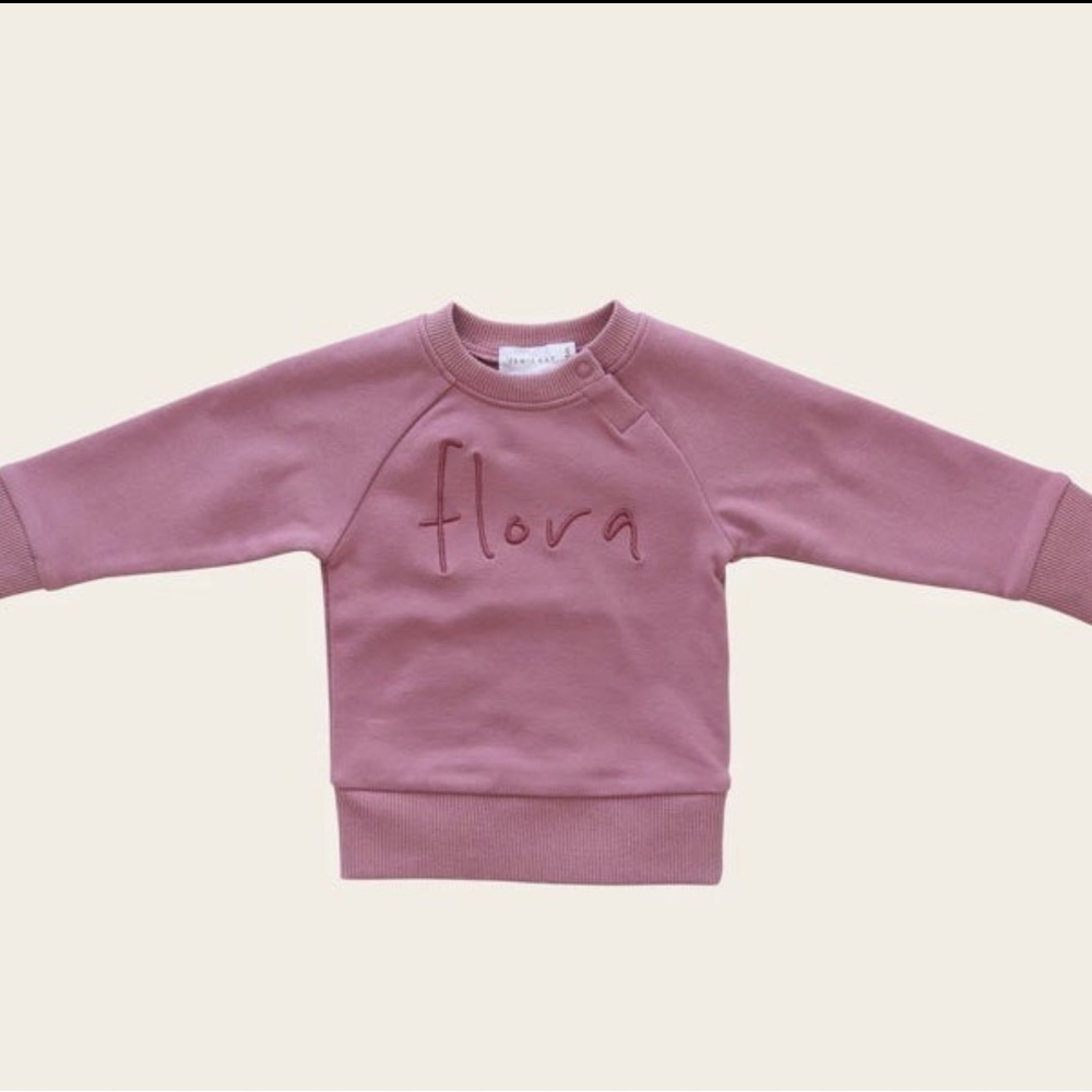 NEW Jamie Kay Flora Sweat Sweater Plum